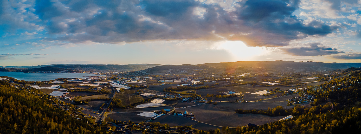 Dronefoto panorama